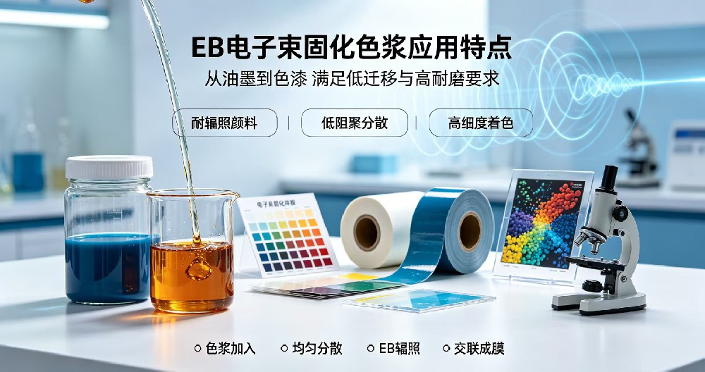 EB电子束固化色浆应用特点